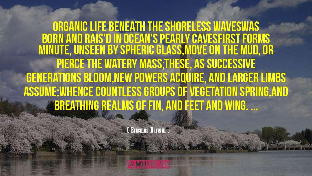 Organic Life quotes by Erasmus Darwin