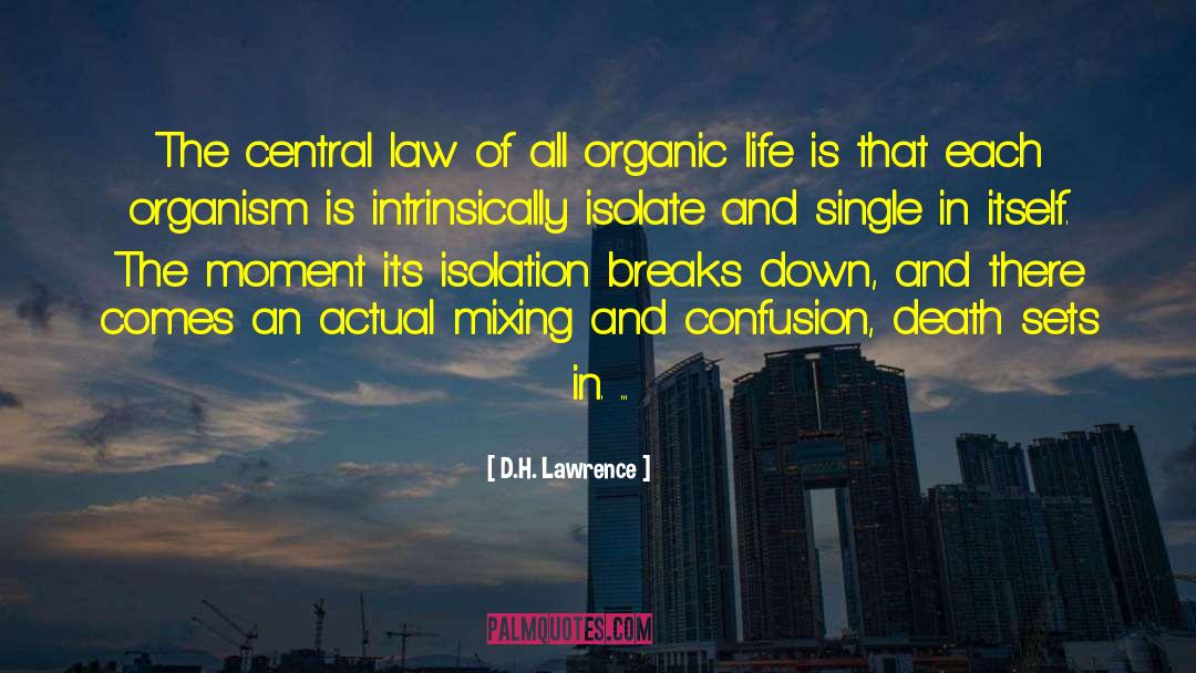 Organic Life quotes by D.H. Lawrence