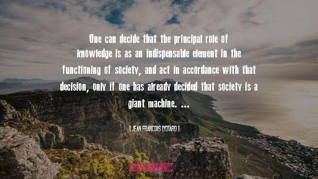 Organic Machine quotes by Jean Francois Lyotard