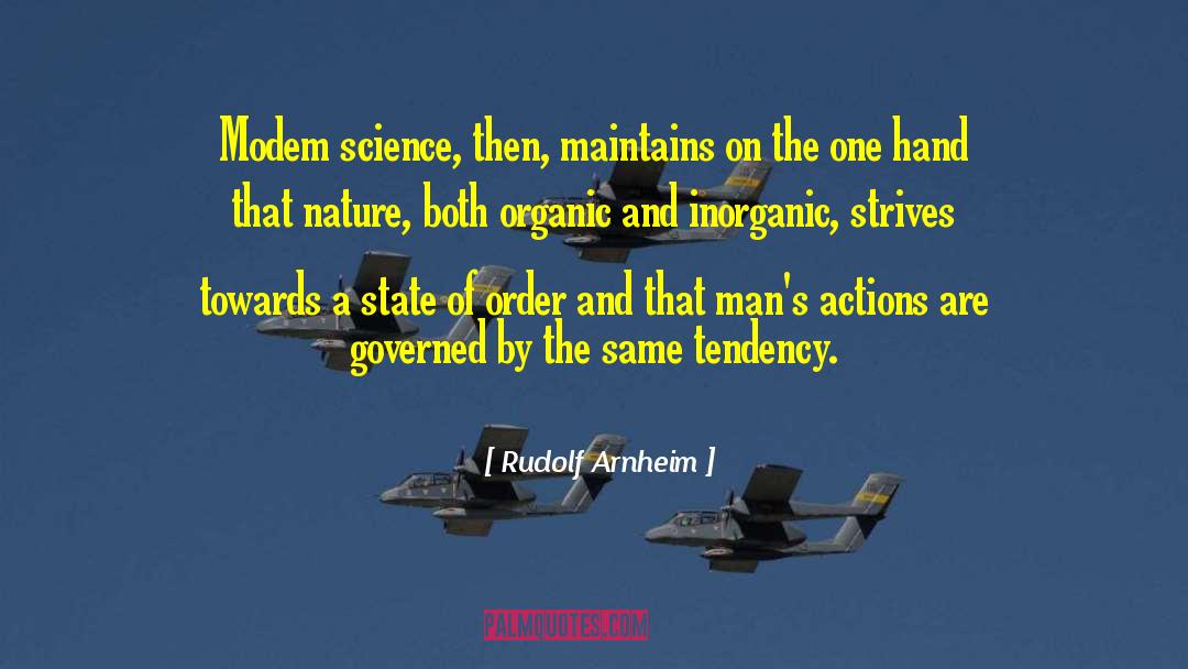 Organic quotes by Rudolf Arnheim