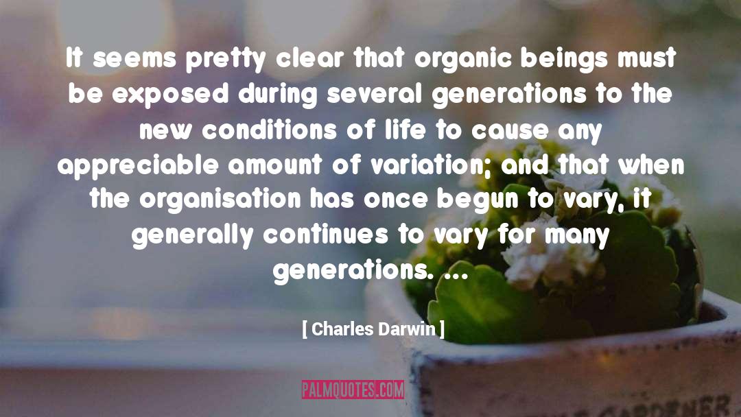 Organisation quotes by Charles Darwin