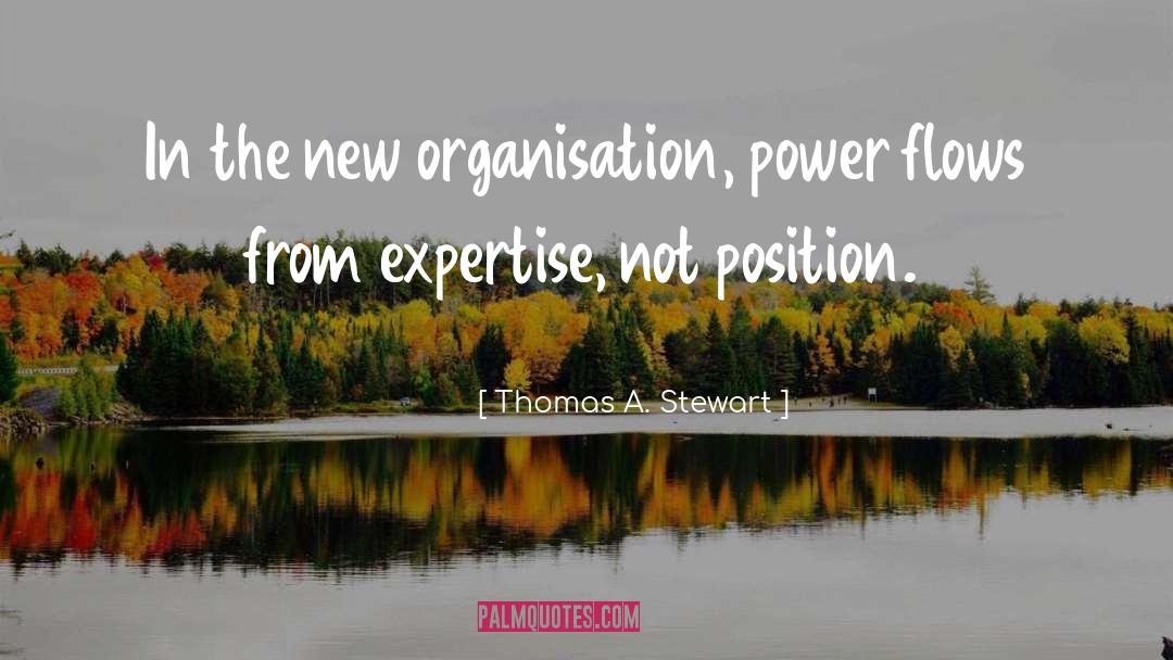 Organisation quotes by Thomas A. Stewart