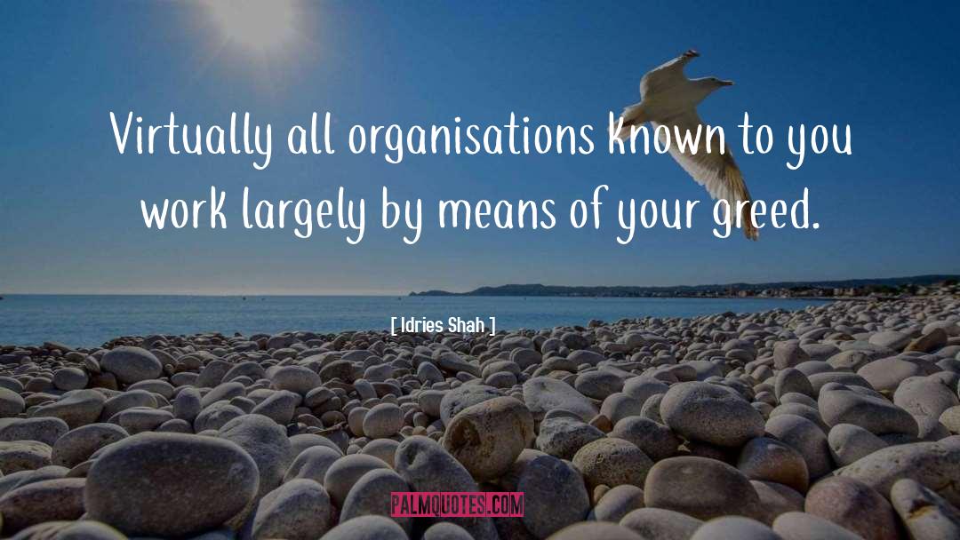 Organisations quotes by Idries Shah