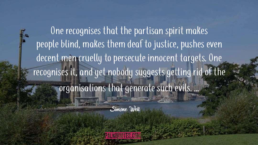 Organisations quotes by Simone Weil