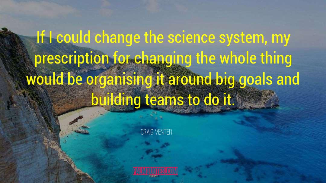 Organising quotes by Craig Venter