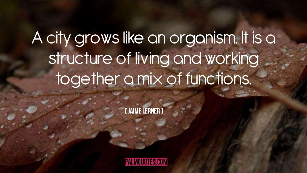 Organism quotes by Jaime Lerner