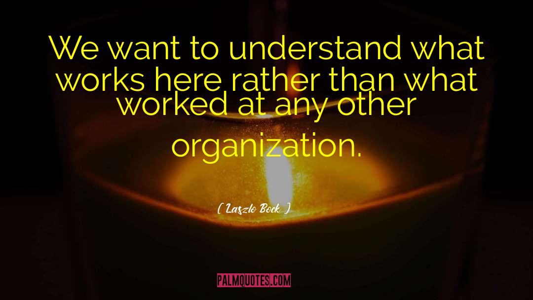 Organization Culture quotes by Laszlo Bock