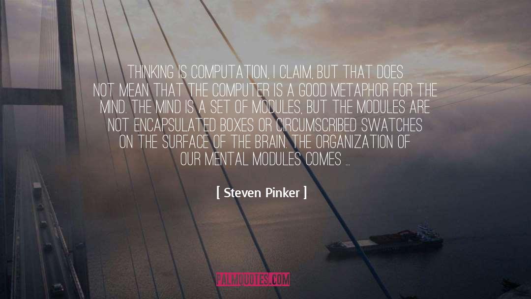 Organization Development quotes by Steven Pinker