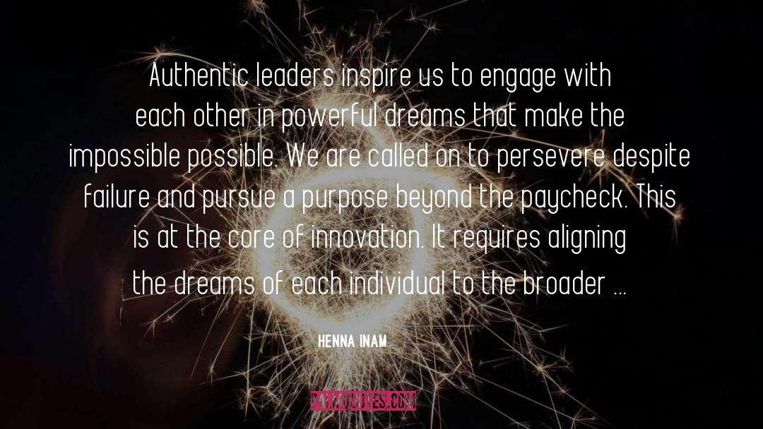 Organizational Leadership quotes by Henna Inam