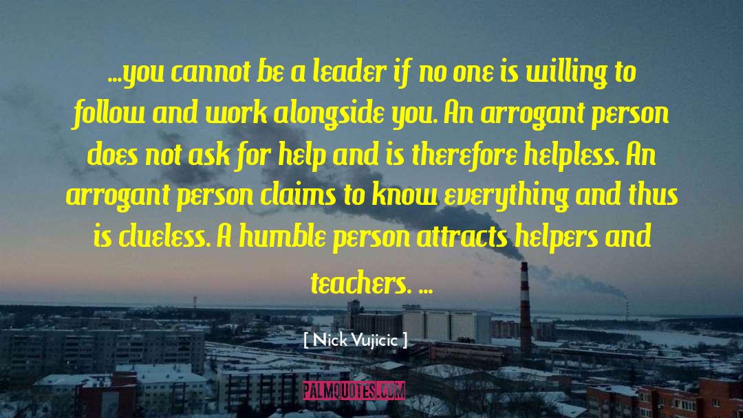 Organizational Leadership quotes by Nick Vujicic
