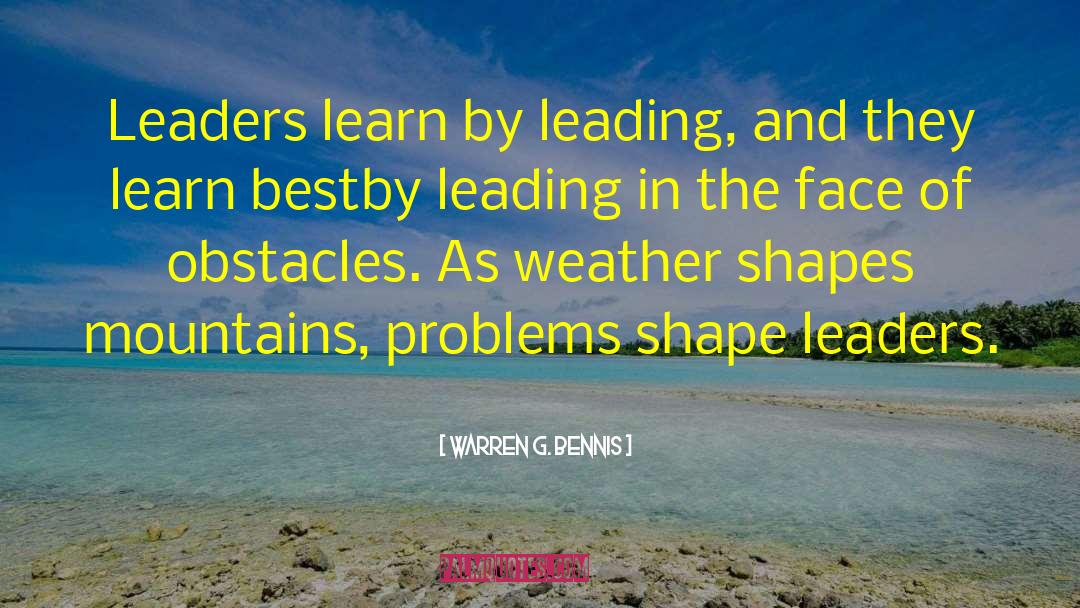 Organizational Leadership quotes by Warren G. Bennis