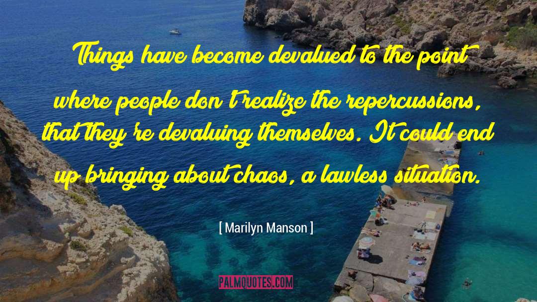 Organized Chaos quotes by Marilyn Manson