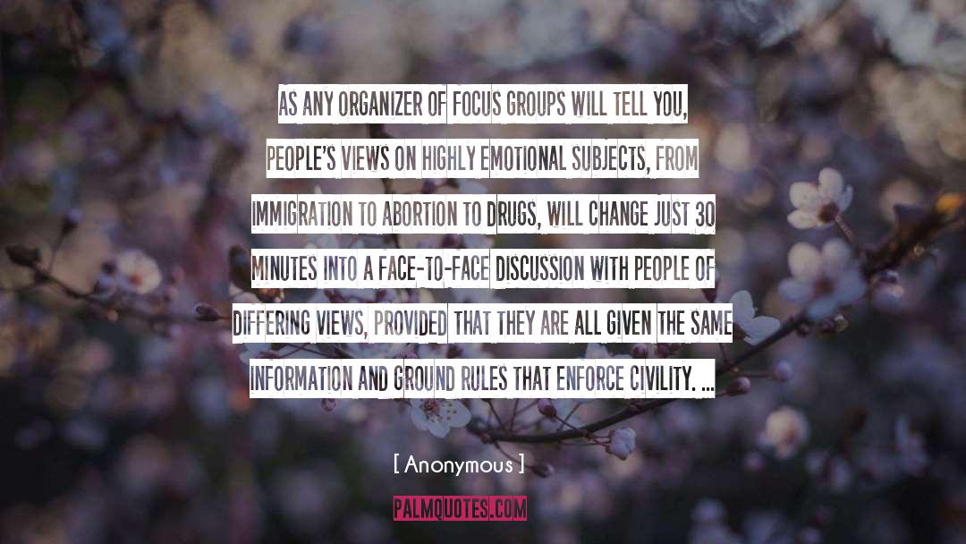 Organizer quotes by Anonymous
