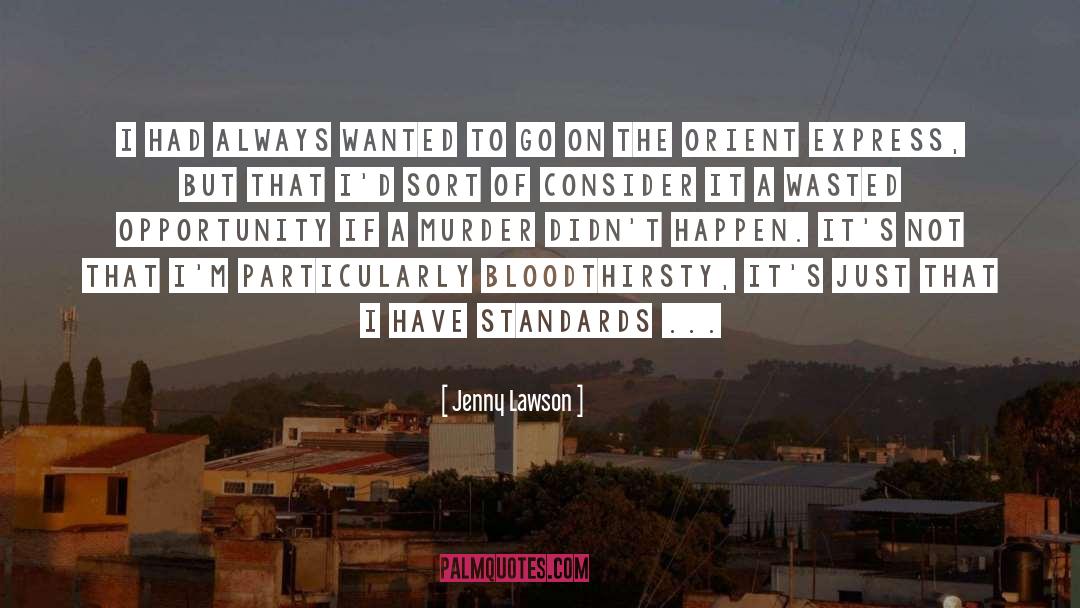 Orient quotes by Jenny Lawson