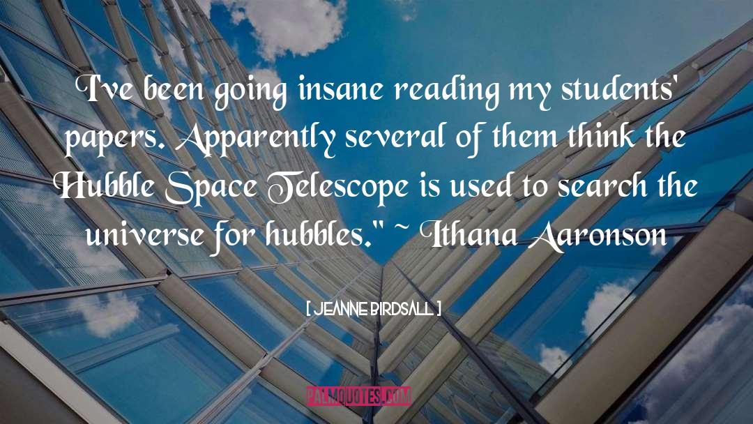 Origin Of Universe quotes by Jeanne Birdsall