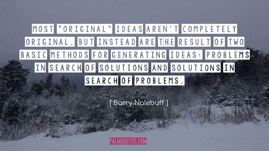 Original Ideas quotes by Barry Nalebuff