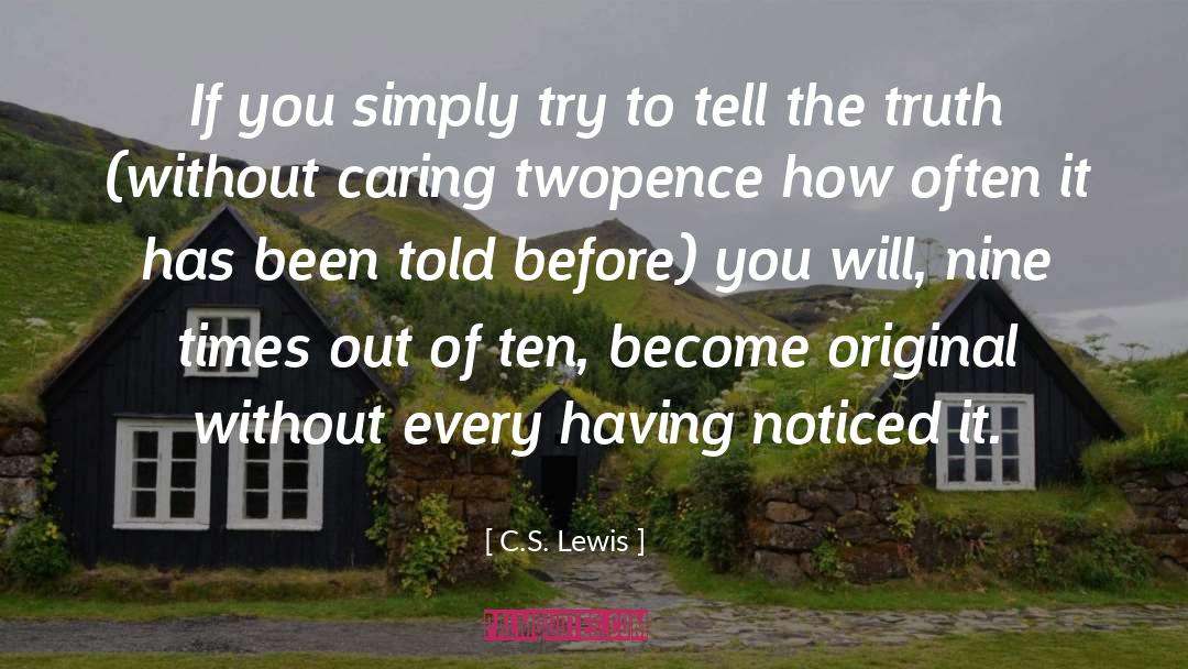 Original Inspirational quotes by C.S. Lewis