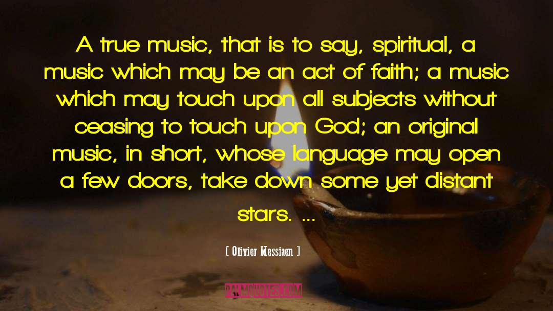 Original Music quotes by Olivier Messiaen