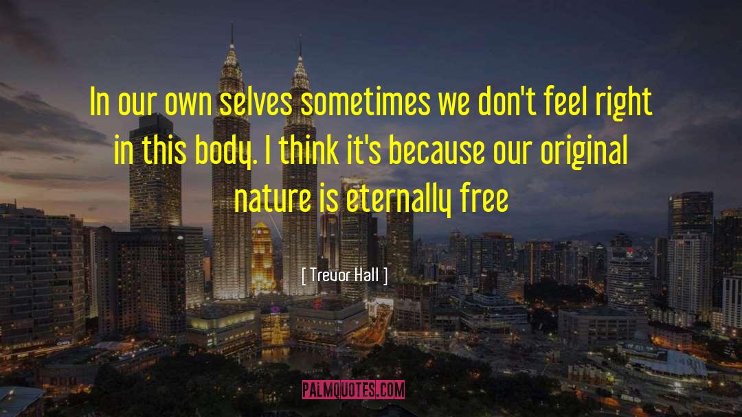 Original Nature quotes by Trevor Hall
