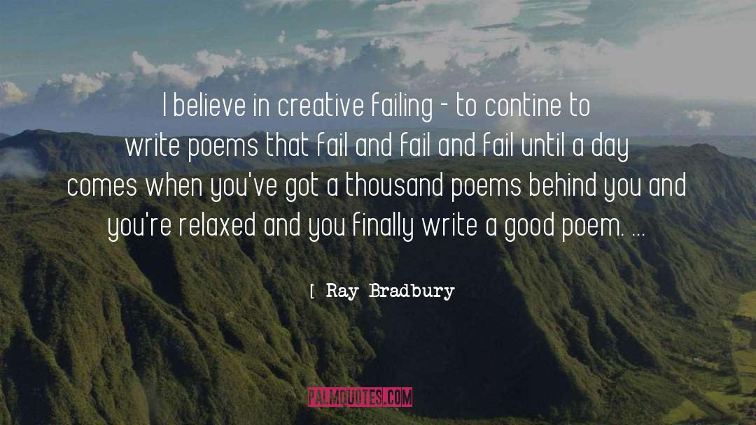Original Poem quotes by Ray Bradbury