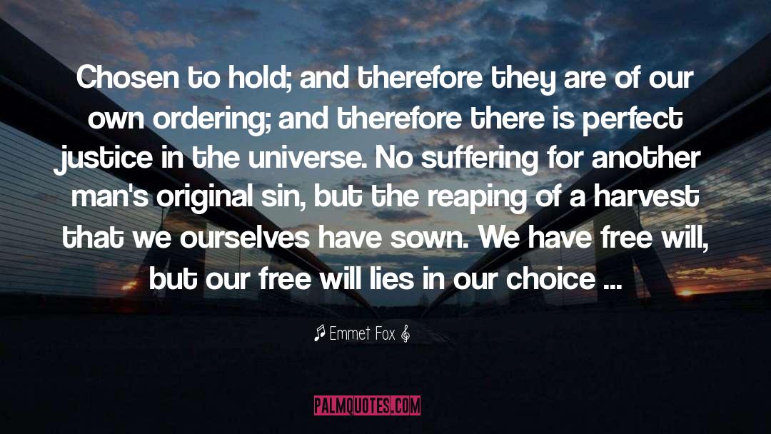 Original Sin Defined quotes by Emmet Fox