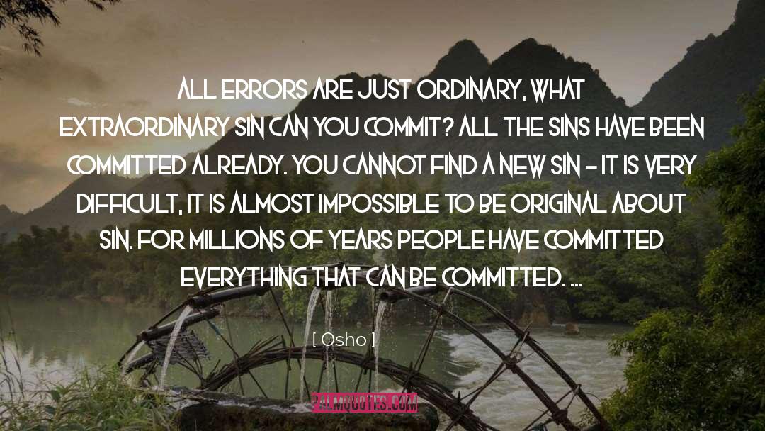 Original Sin Defined quotes by Osho