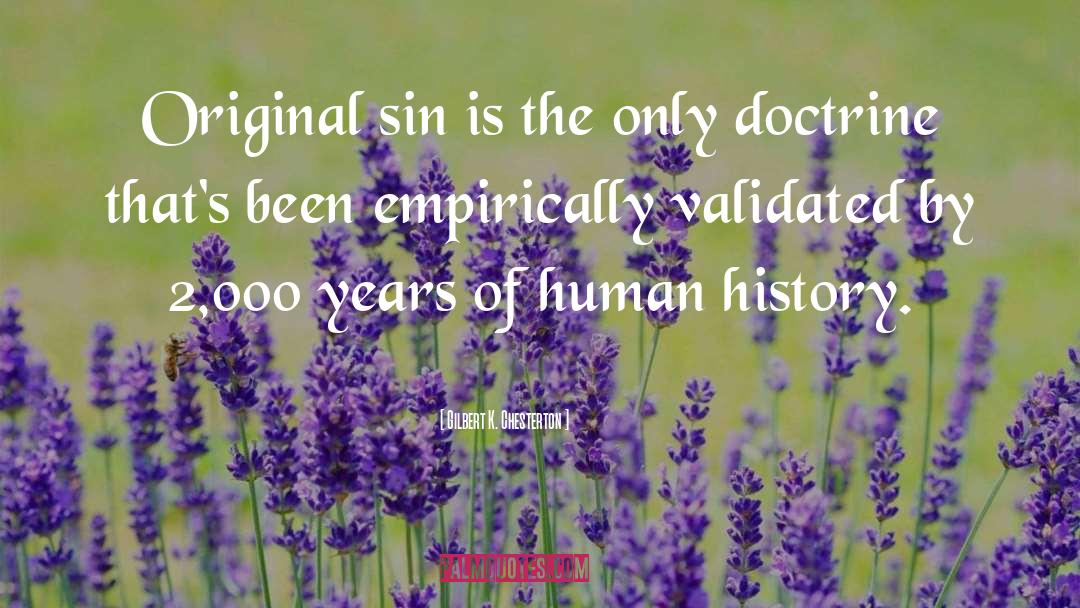 Original Sin quotes by Gilbert K. Chesterton