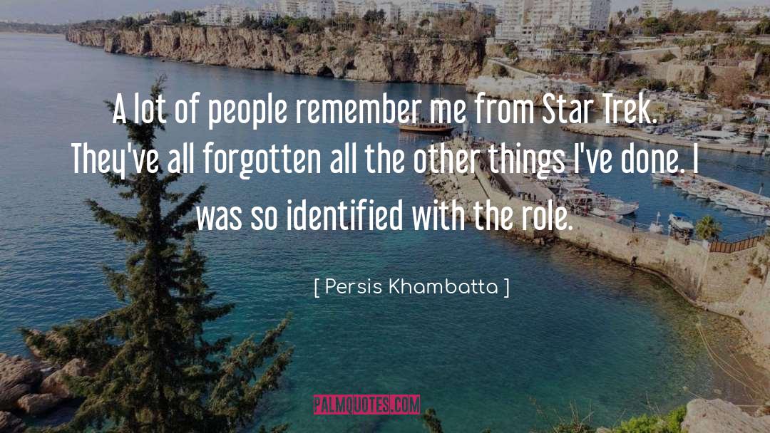 Original Star Trek quotes by Persis Khambatta