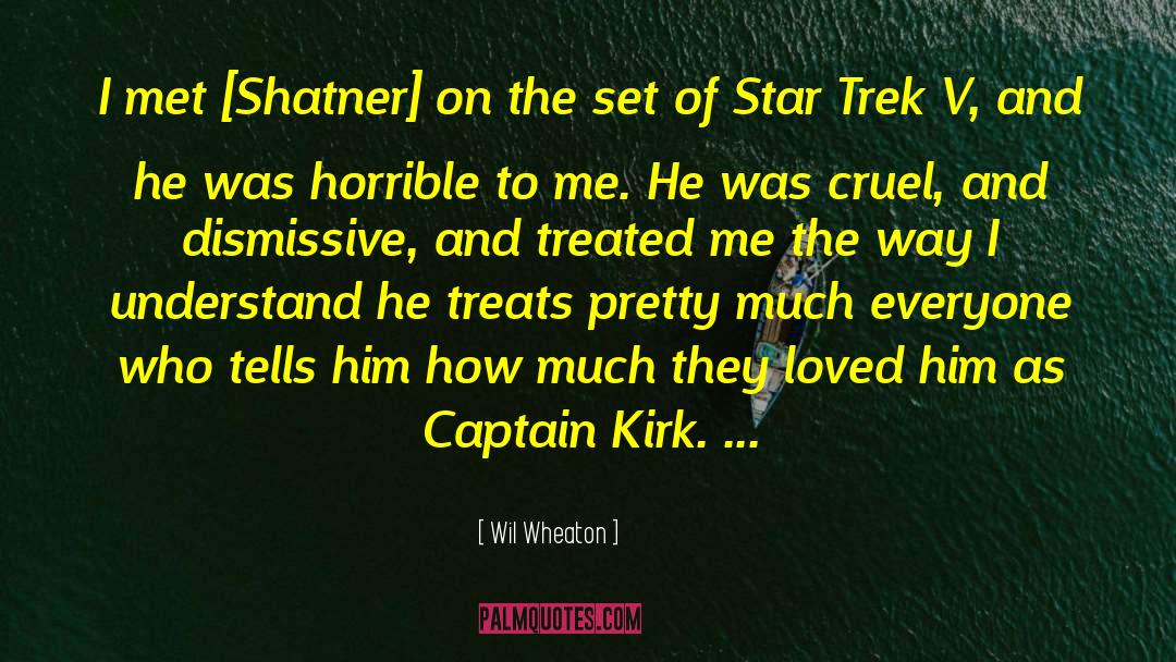 Original Star Trek quotes by Wil Wheaton