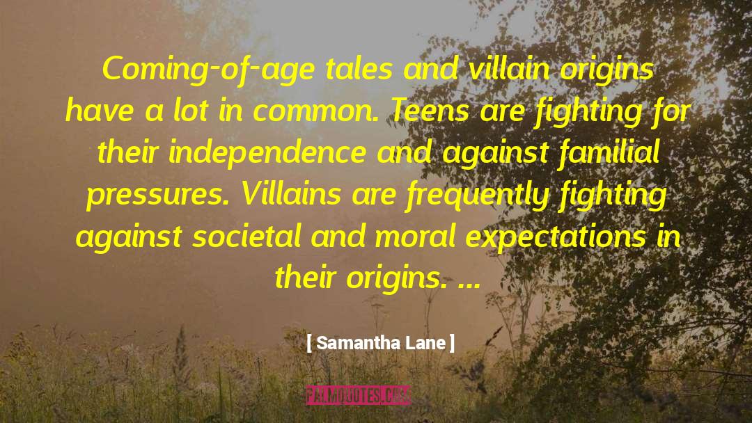 Origins quotes by Samantha Lane