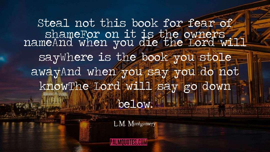 Orimoto Book quotes by L.M. Montgomery