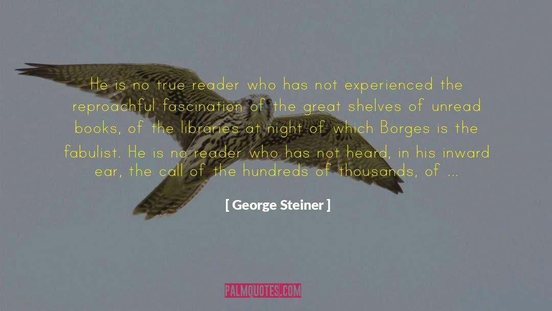 Orkanen Library quotes by George Steiner