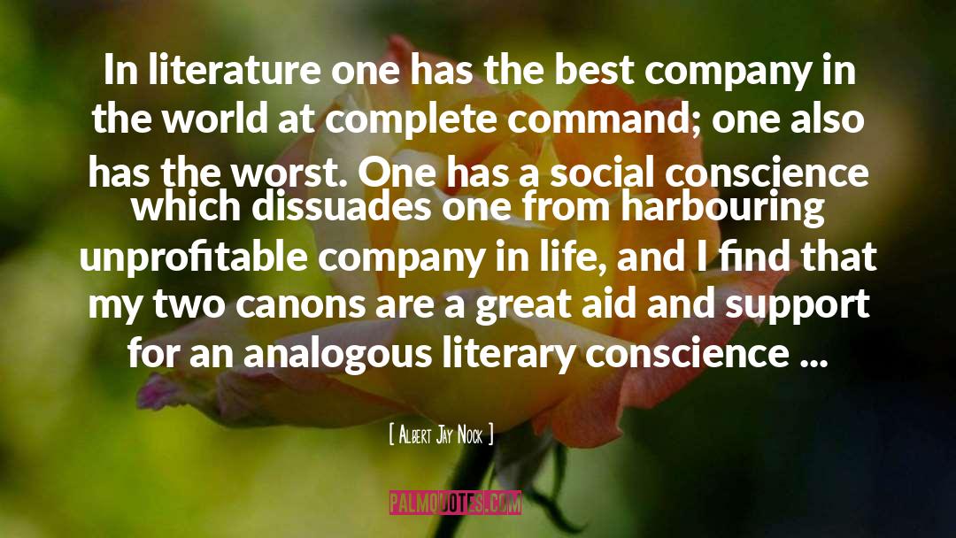 Orphans In Literature quotes by Albert Jay Nock