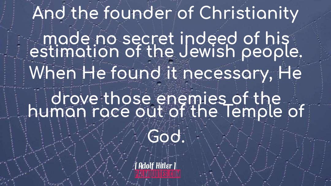 Orthodox Christianity quotes by Adolf Hitler