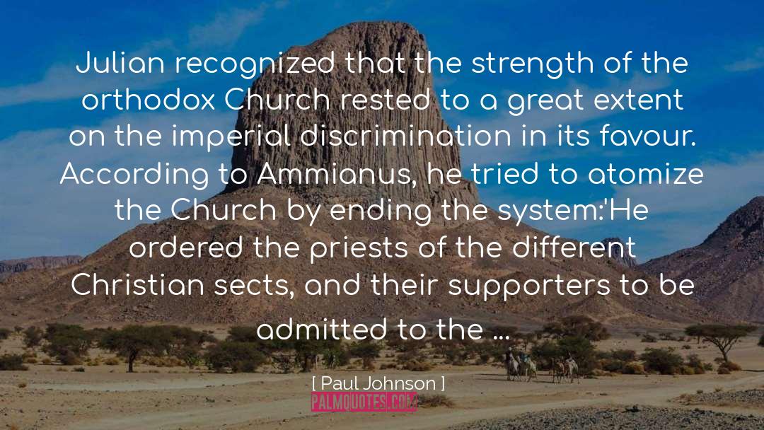 Orthodox Church quotes by Paul Johnson