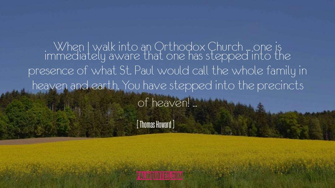 Orthodox Church quotes by Thomas Howard