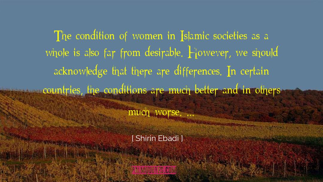 Orthogonality Condition quotes by Shirin Ebadi