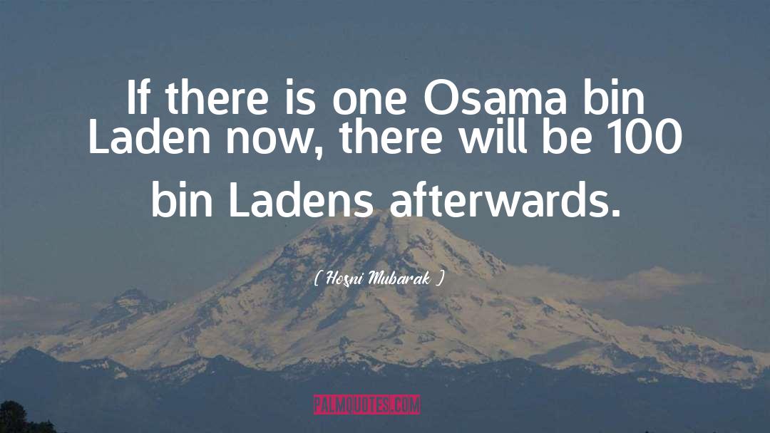 Osama Bin Laden quotes by Hosni Mubarak