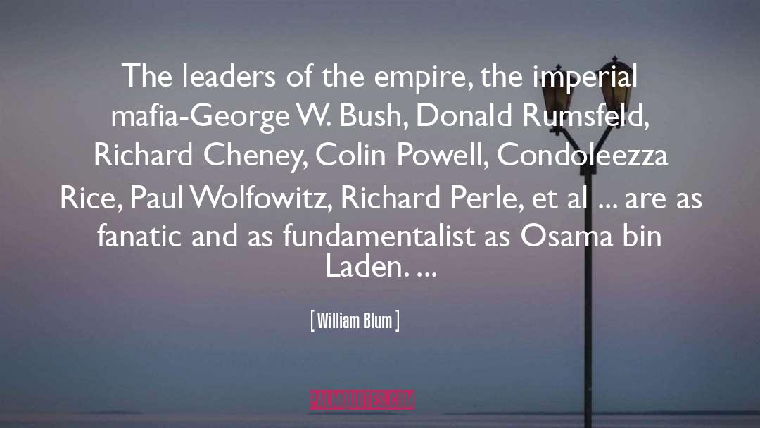 Osama Bin Laden quotes by William Blum