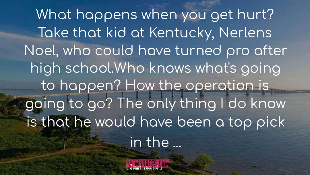 Osburg Kentucky quotes by Sonny Vaccaro