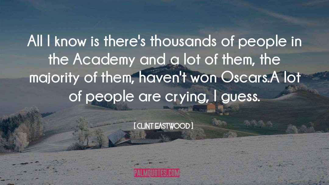 Oscars quotes by Clint Eastwood