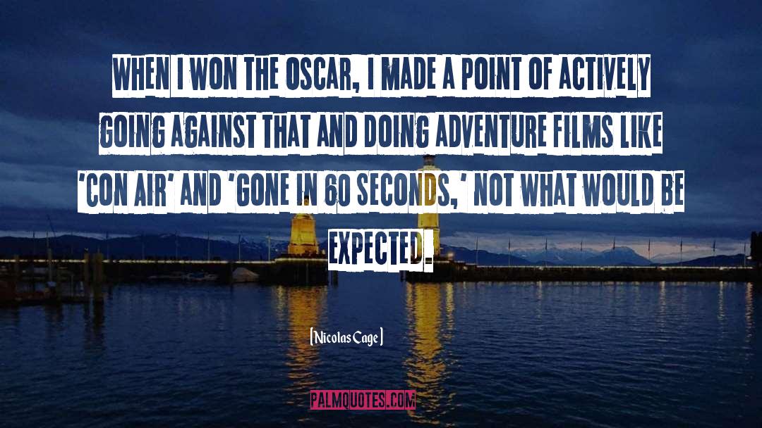 Oscars quotes by Nicolas Cage