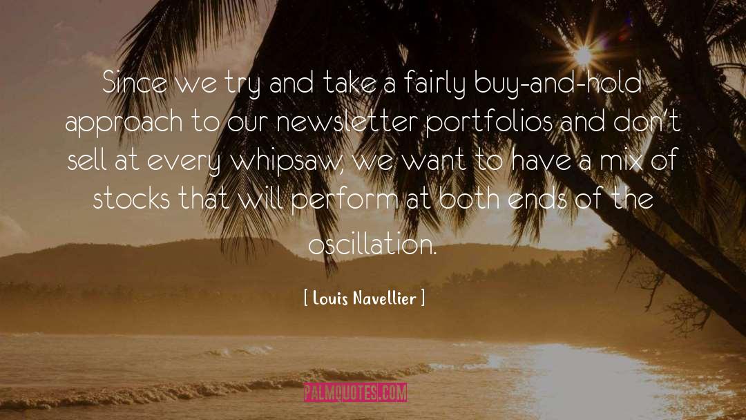 Oscillation quotes by Louis Navellier
