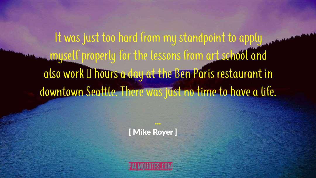 Osteens Restaurant quotes by Mike Royer