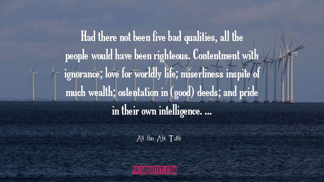 Ostentation quotes by Ali Ibn Abi Talib