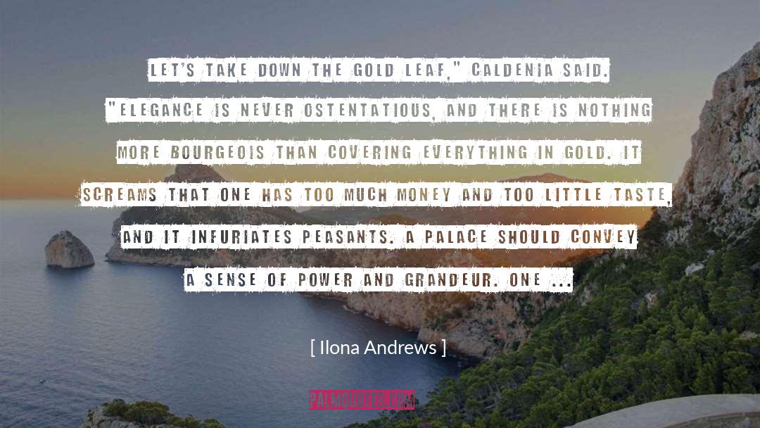 Ostentatious quotes by Ilona Andrews