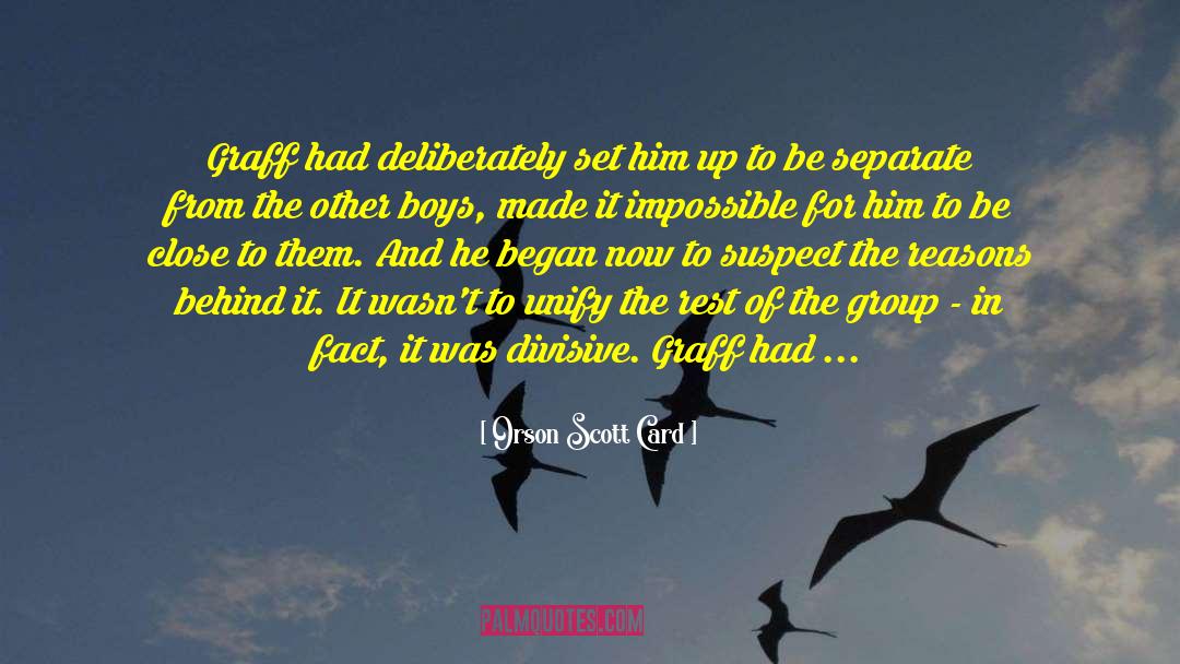 Other Boys quotes by Orson Scott Card