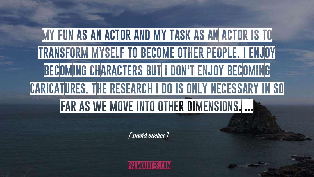 Other Dimensions quotes by David Suchet