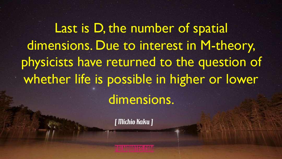 Other Dimensions quotes by Michio Kaku