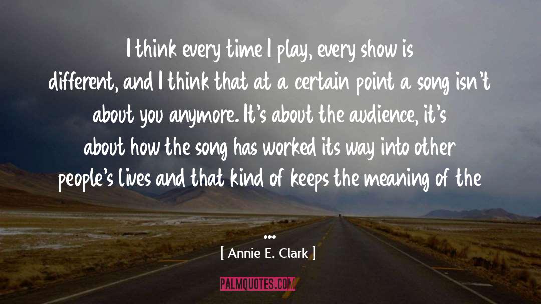 Other Peoples Perspectives quotes by Annie E. Clark